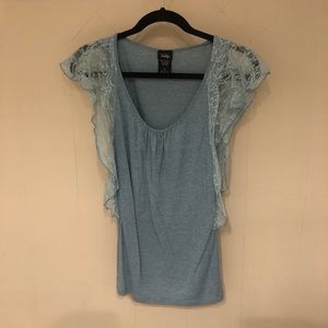 Lace Sleeve Top